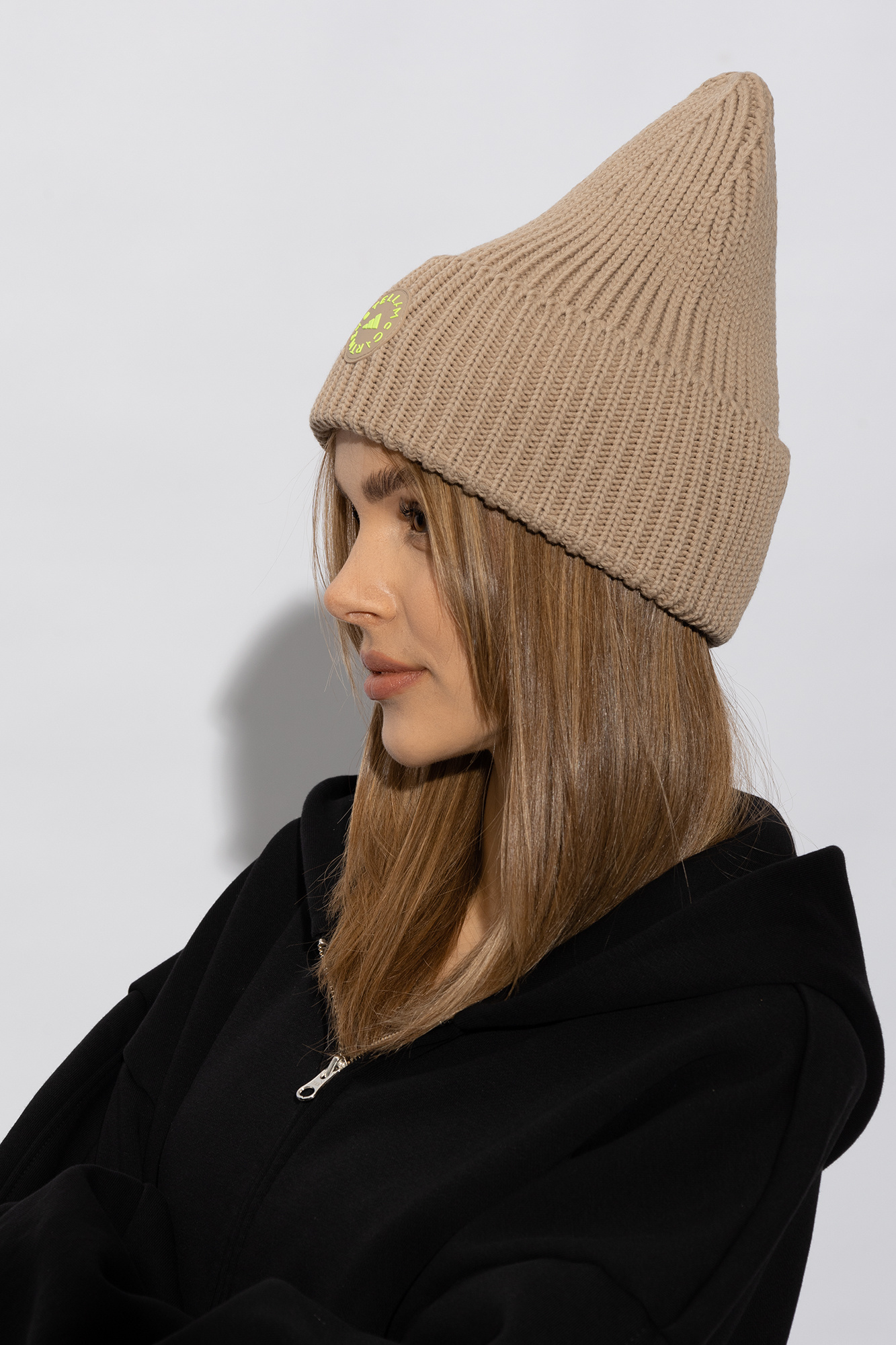 Beige Beanie with logo ADIDAS by Stella McCartney - Vitkac Canada